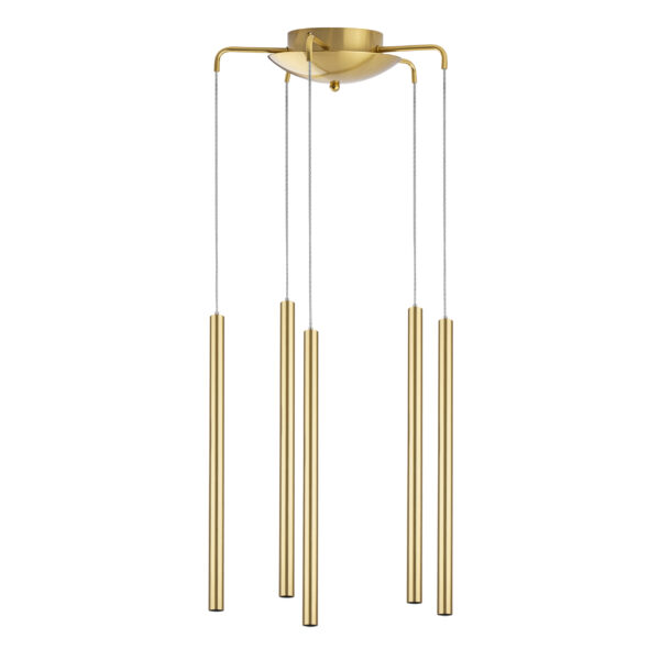 57861e75ac8511ef80c0c81f66f678af_1a711bc8c05e11f080c4c81f66f678af L5T747243 Люстра TUBO LED 25W 1600LM 25G ЗОЛОТО 4000K (574723+747243 (5шт)