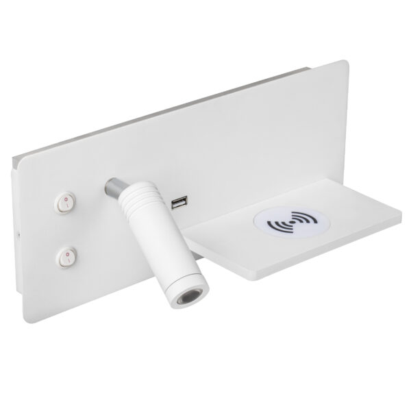 59141893005111ee813fc81f66f678b0_4848969ff69e11ee8146c81f66f678b0 808556 Бра MURO 4,5W+3W LED 360LM+240LM БЕЛЫЙ 3000K