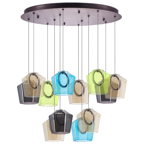 6bacf7471ccc11ef80c0c81f66f678af_97f50c859c3711ef80c0c81f66f678af 796329 Люстра CARAMELLO LED 12х6W 1400LM КОФЕЙНЫЙ/МУЛЬТИКОЛОР 3000K