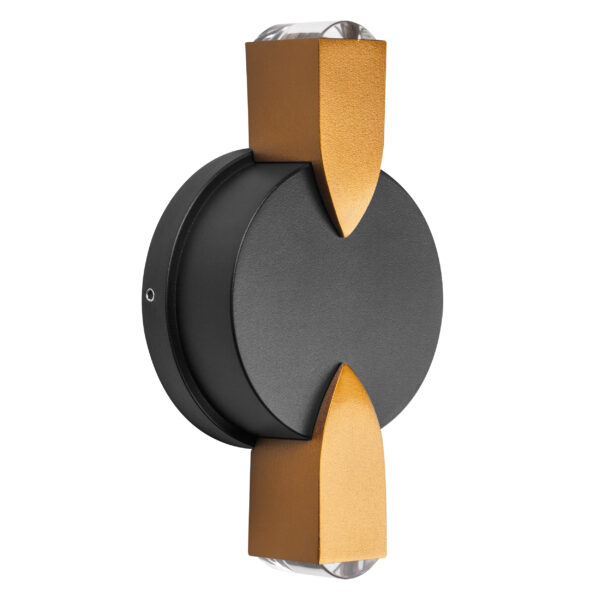 6c54a9de24af11ee813fc81f66f678b0_a6a3c1fef0f311ee8146c81f66f678b0 380623 Светильник DITO 2х1W LED 220LM G ЧЕРНЫЙ/ЗОЛОТО 4000K