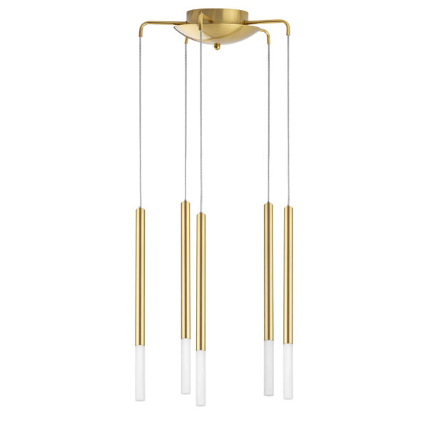 8d6c3267abed11ef80c0c81f66f678af_b807563fd34111ef80c0c81f66f678af L5T747133 Люстра TUBO LED 25W 1250LM 360G ЗОЛОТО 3000K (574723+747133 (5шт)