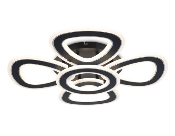 FA8926 FA8926/4+1 BK/CH черный/хром 163W 3000K-6400K 590*590*120 (ПДУ РАДИО 2.4G)