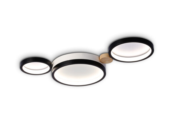 FL4814 FL4814/3 BK/WH черный/белый 3000K-6400K 45W 620*290*55 (ПДУ ИК)