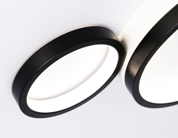 FL4814_macro1 FL4814/3 BK/WH черный/белый 3000K-6400K 45W 620*290*55 (ПДУ ИК)