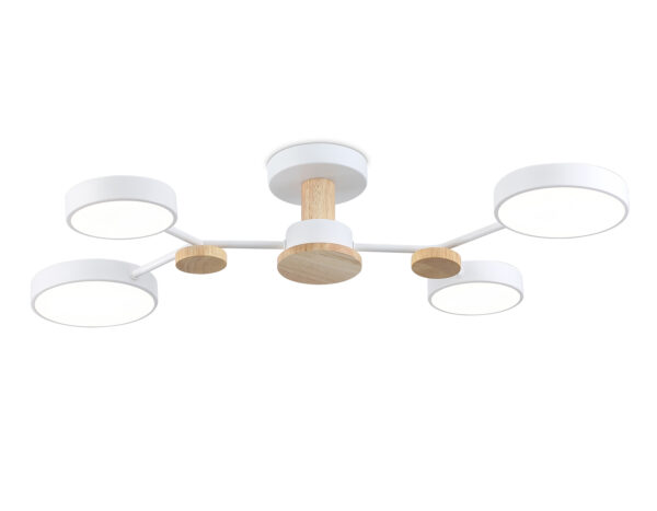 FL4858 FL4858/4 WH/WD белый/дерево 60W 3000-6000K 700*400*120 (без ПДУ)