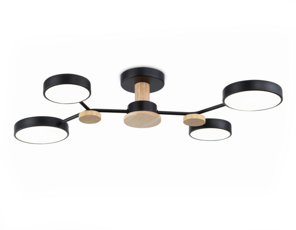 FL4860 FL4860/4 BK/WD черный/дерево 60W 3000-6000K 700*400*120 (без ПДУ)