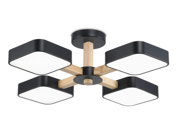 FL4880 FL4880/4 BK/WD черный/дерево 72W 3000-6000K D610*160 (без ПДУ)