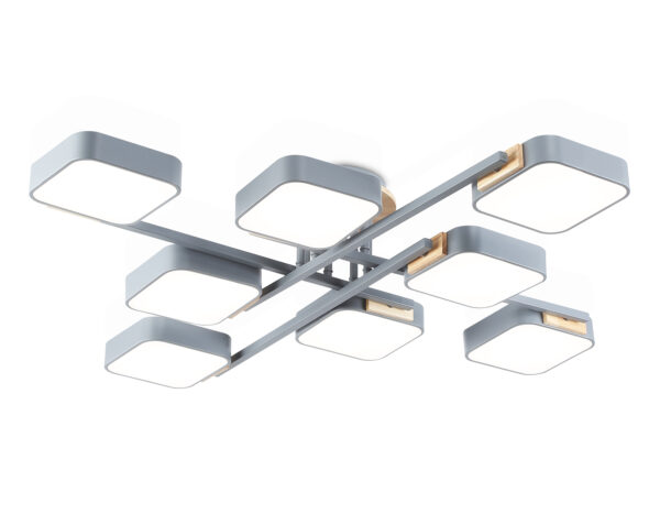 FL4889 FL4889/8 GR/WD серый/дерево 144W 3000-6000K 960*960*160 (без ПДУ)