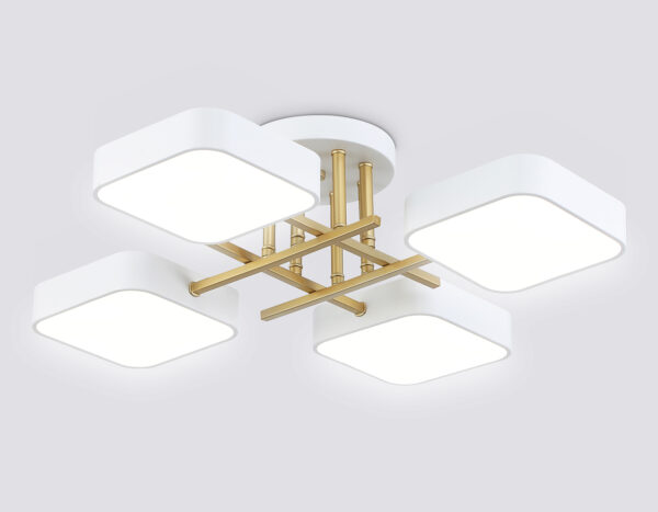 FL516341_mode1 FL516341/4 WH/GD белый/золото 72W 3000-6000K 550*550*150 (без ПДУ)