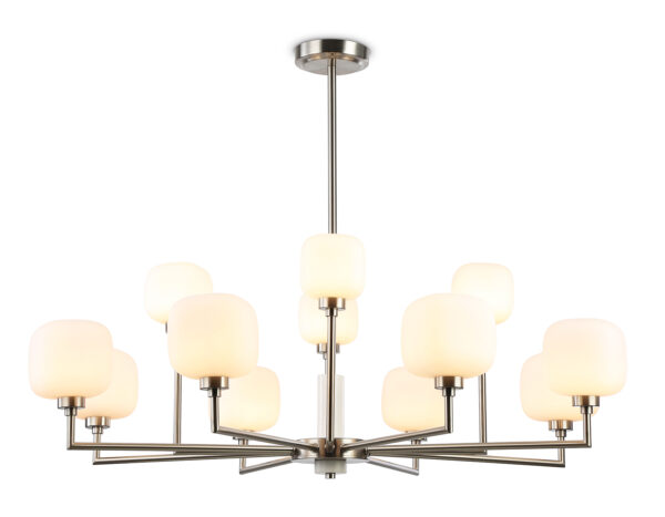 LH53005 LH53005/12 SN/FR сатин никель/белый матовый G9*12 max 40W D910*680