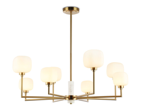 LH53017 LH53017/8 BS/FR латунь/белый матовый G9*8 max 40W D830*680