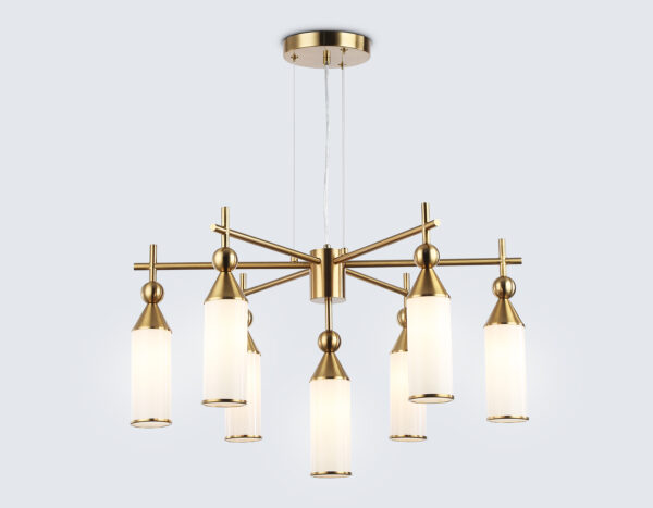 LH55278_mode1_1 LH55278/7 BS/FR латунь/белый матовый E14*7 max 40W D640*1390