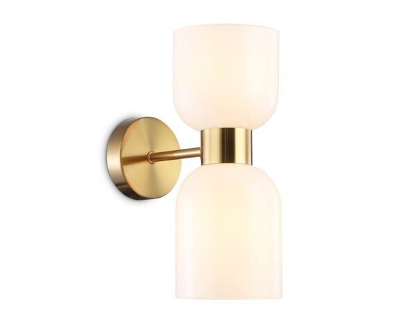 LH56097 LH56097/2 BS/FR латунь/белый матовый E14*2 max 40W 215*120*300