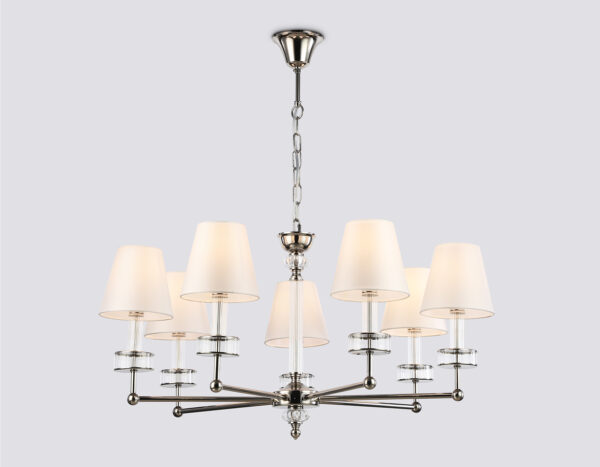 LH71003_mode1 LH71003/7 BN/WH никель/белый E14*7 max 40W D820*1130