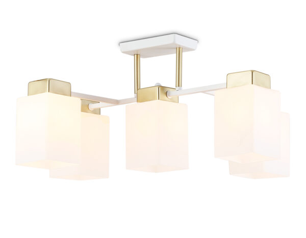 TR303047 TR303047/5 WH/GD белый/золото E27/5 max 60W 540*480*270