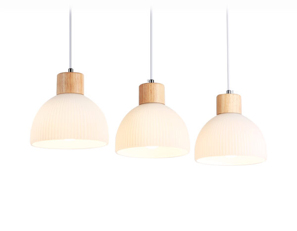 TR83135/3 LW/FR светлое дерево/белый матовый E27/3 max 40W 640*180*1040 - купить на сайте Люстры Торг 1152050 TR83135/3 LW/FR светлое дерево/белый матовый E27/3 max 40W 640*180*1040