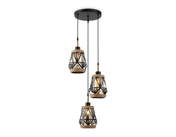 TR8522 TR8522/3 BK/SB черный/бронза E27/3 max 60W D380*1000