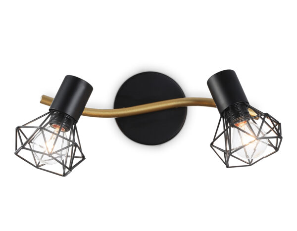 TR8656 TR8656/2 BK/GD черный/золото E14/2 max 60W 330*100*185