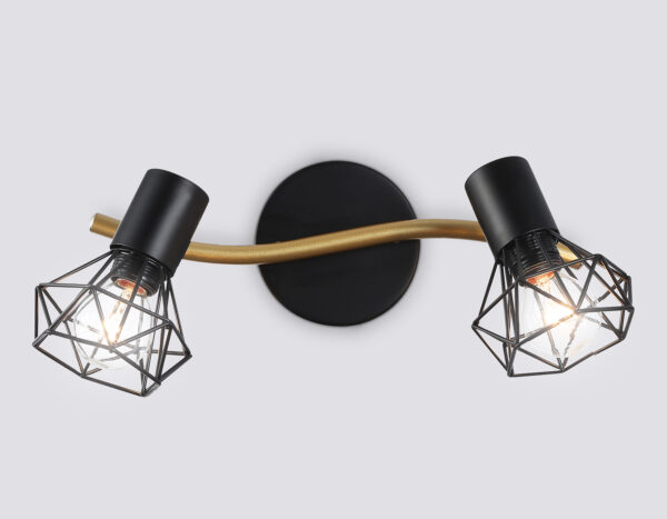 TR8656_mode1 TR8656/2 BK/GD черный/золото E14/2 max 60W 330*100*185