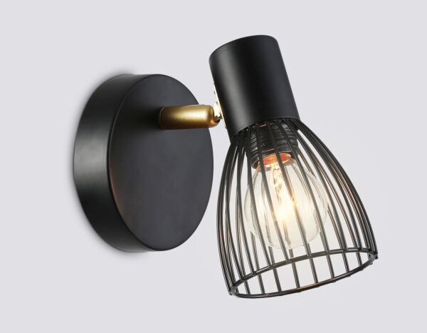 TR8659_mode1 TR8659 BK/GD черный/золото E14 max 60W 160*100*145