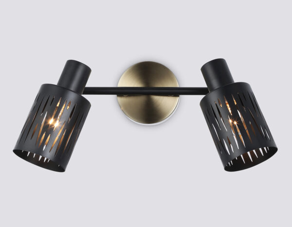 TR8668_mode1 TR8668/2 BK/SB чёрный/бронза E14/2 max 60W 360*100*190