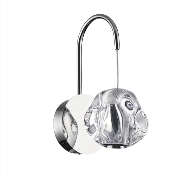 a45658a4de130ddc46a42c3bf090ac09 5084/5WL L-VISION ODL25 561 хром/прозрачный/металл/акрил Бра LED 5W 4000K 250Лм JEMSTONE