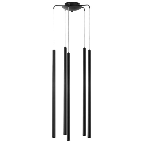 b689616fad4f11ef80c0c81f66f678af_41e467fac05f11f080c4c81f66f678af L5T747347 Люстра TUBO LED 25W 1600LM 25G ЧЕРНЫЙ 4000K (574727+747347 (5шт)