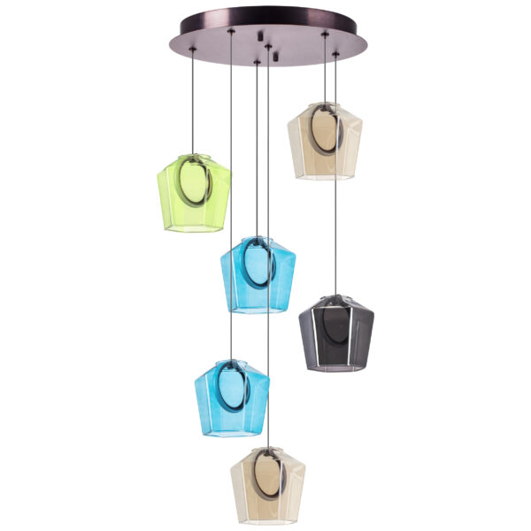 c51c97d81cca11ef80c0c81f66f678af_4c9082529c3211ef80c0c81f66f678af 796169 Люстра CARAMELLO LED 6х6W 700LM КОФЕЙНЫЙ/МУЛЬТИКОЛОР 3000K