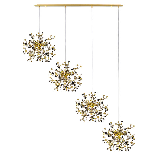 d298fb33d47f11ee8145c81f66f678b0_39ac6e566aaf11ef80c0c81f66f678af L4PL721132 Подвес четверной линейный EXTRA 4x3x5W(led) G9 (721132 — 4 + 572142 -1) ЗОЛОТО