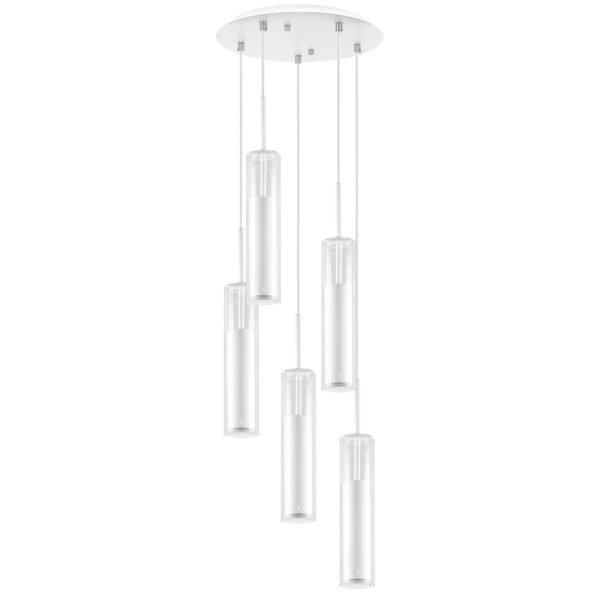 d37e6535622e11e78114c81f66f678b0_5971946d772411ee8145c81f66f678b0 756056 Люстра CILINO 5х40W GU10 БЕЛЫЙ МАТОВЫЙ