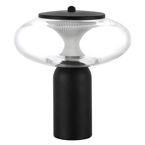 d7884f44b94111ef80c0c81f66f678af_2a3c8bc0525911f080c0c81f66f678af 612917 Настольная лампа PALERMO 8W LED 350LM G ЧЕРНЫЙ/ПРОЗРАЧНЫЙ 3000K