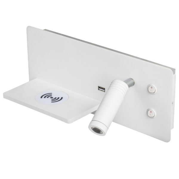 fcd6a216004f11ee813fc81f66f678b0_e6d5d06af69d11ee8146c81f66f678b0 808546 Бра MURO 4,5W+3W LED 360LM+240LM БЕЛЫЙ 3000K