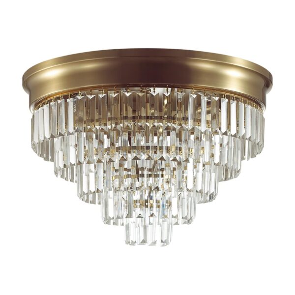 0ea130e052971da35c2a9dfab0837a81 5257/8C CLASSI LN26 119 латунь/хрусталь металл/прозрачный Люстра потолочная Е14 8*40W 220V ZAHA