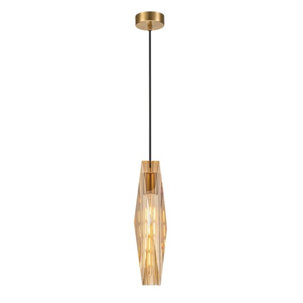 1136.970 Подвесной светильник Belfast Howard D3312-1 GL CA Янтарный