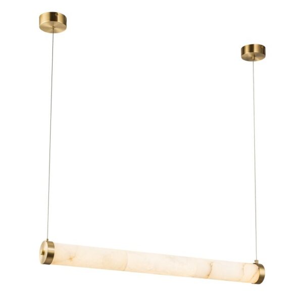 1207.970 Подвесной светильник Belfast Ravenhill L-8199-L90 BR MB Латунь / Камень