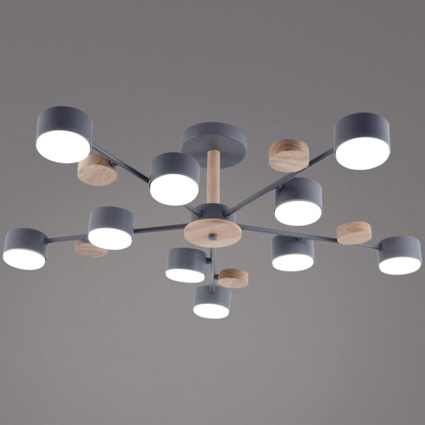 1431259_1 03758-0.3-10 GREY+WOOD GX53 светильник потолочный