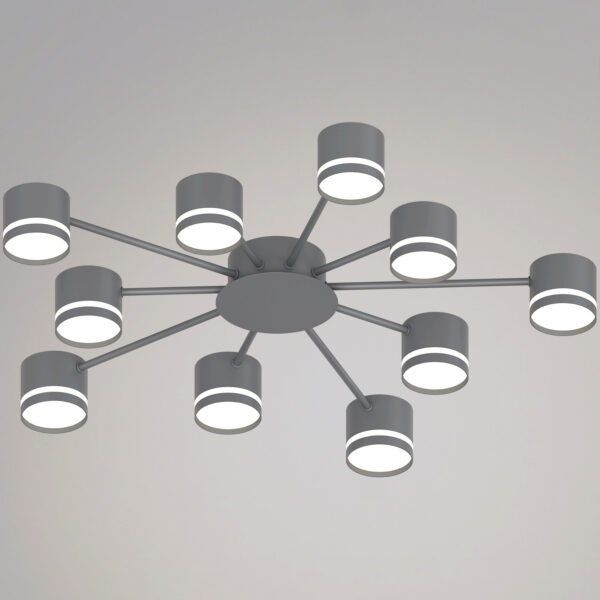 1432904_1 06730-0.3-10 GX53 GREY светильник потолочный