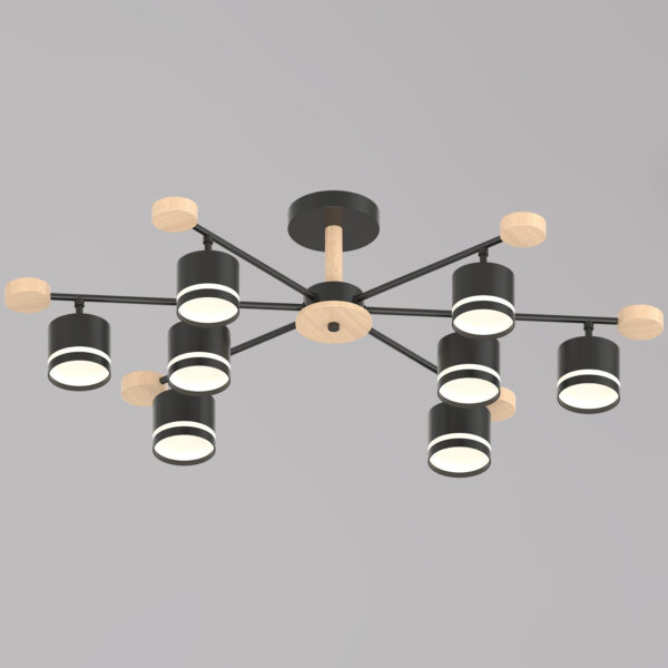 1432948_1 78730-0.3-08 GX53 BK+WOOD светильник потолочный