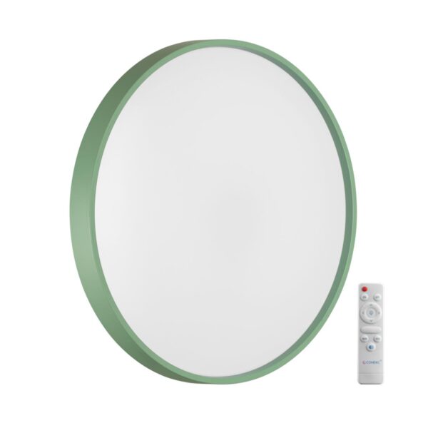 1b43f50d40e9551468d82aef803991f2 7743/EL COLOR SN 127 Светильник светодиодный потолочный пластик/белый/зеленый LED 70Вт 3000-6000К D480 IP43 пульт ДУ MAVIC