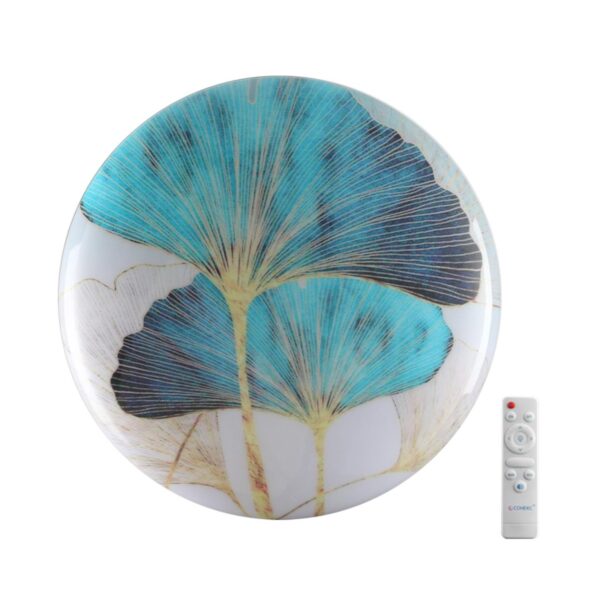 306b5ba77381ab4ce0239203a01d2a8e 7747/DL PALE SN 124 Светильник светодиодный потолочный пластик/белый/мульти LED 48Вт 3000-6000К D380 IP43 пульт ДУ FLOREN