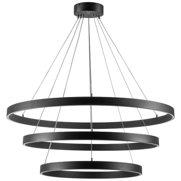 33fdde09039111ee813fc81f66f678b0_8be56a8fbc2211ee8145c81f66f678b0 748227 Люстра SATURNO LED 132W 11000LM 70G ЧЕРНЫЙ 3000-6000K