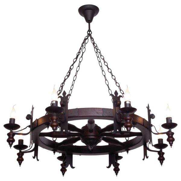 3auaiockml3cdmchr2dhuezi76g2jp1f-1 586-723-08 VELANTE Деревянный стиль светильник подвесной, E14, 8x40W