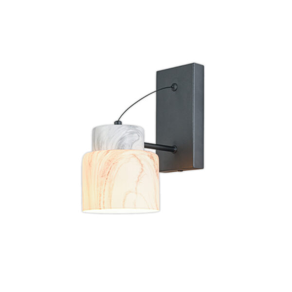 46501A88A68B04149DC9_0 Escada 1173/1A E27*60W Black/Marble white