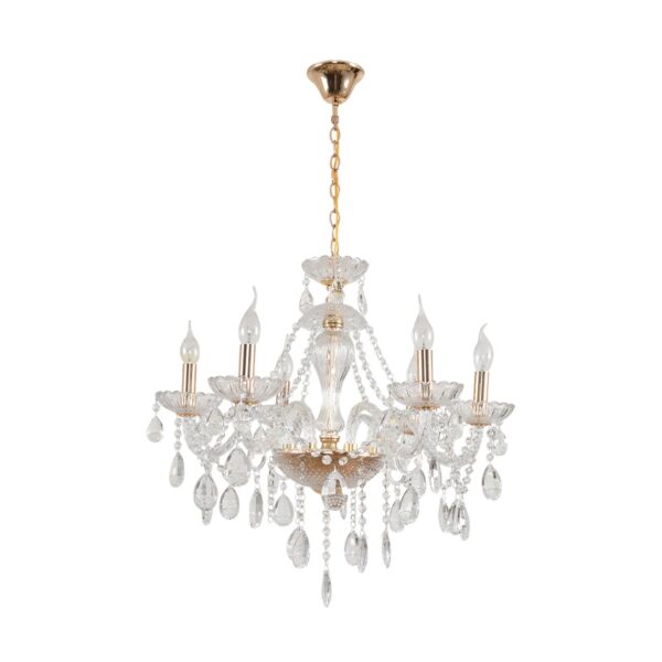 4ef4b00ea4c23fb8c4e3d8dbbf9b9740 8376/6 CLASSI LN26 088 золото/прозрачный, металл/хрусталь Люстра подвесная E14 6*40W 220V ALISSA