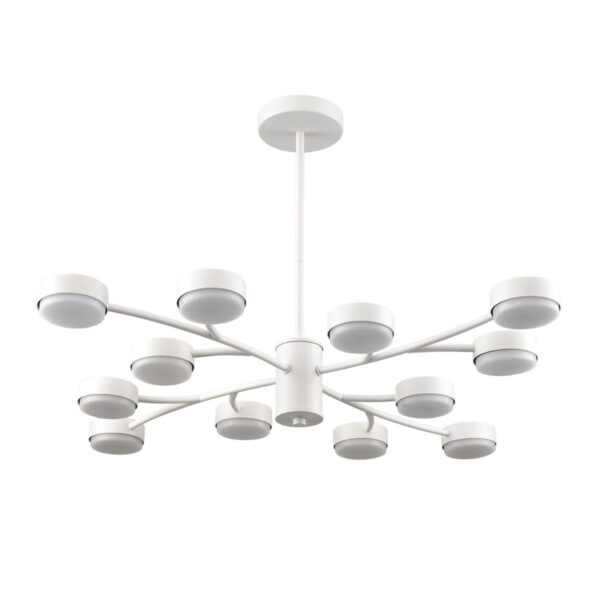 9c521292a48965e71f33676f69b8e414 8265/12 COMFI LN26 233 металл, белый Люстра GX53 LED 12*7W 220V TORINA