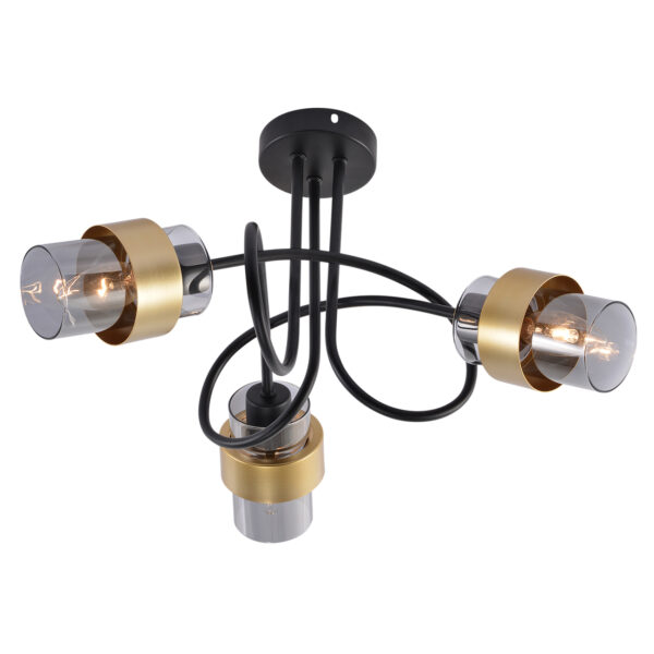 D5D9B0E790047C1D6760_0 Escada 1139/3P E14*40W Black/Gold