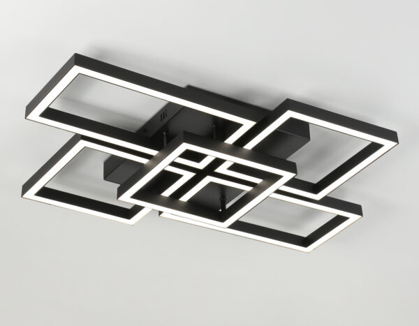 FA1012_mode1 FA1012/4+1 BK черный 90W 3000K-6400K 710*490*95 (ПДУ ИК)