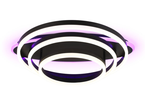 - купить на сайте Люстры Торг 1232399 FA8524 BK черный 146W 3000K-6400K+RGB 560*500*150 (ПДУ РАДИО 2.4G)