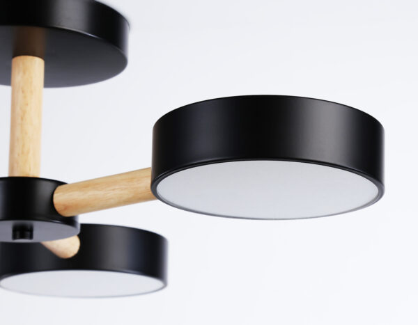 FL4823_macro1 FL4823/3 BK черный 3000K-6400K 40W D580*160 (ПДУ ИК)