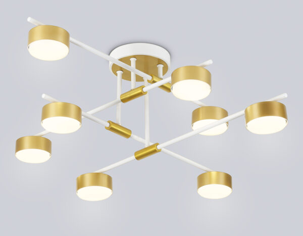 FL51751_mode1 FL51751/8 WH/GD белый/золото GX53/8 max 12W 720*720*245